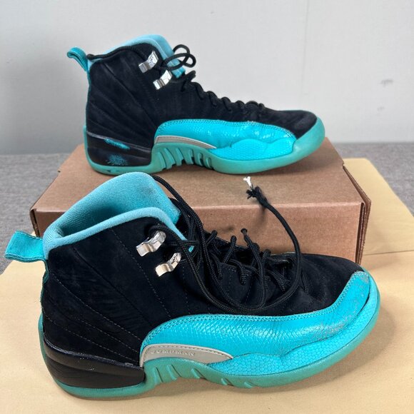 Jordan 12 Retro Hyper Jade Sneaker Shoes (GS) Kids 6.5Y 510815-017 - Picture 4 of 16